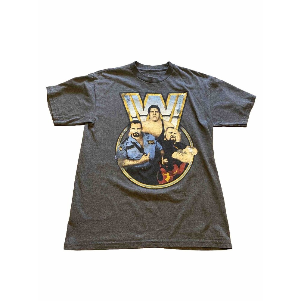 WWF WWE Andre The Giant Big Boss Man Bam Bam Bigelow T Shirt Size M